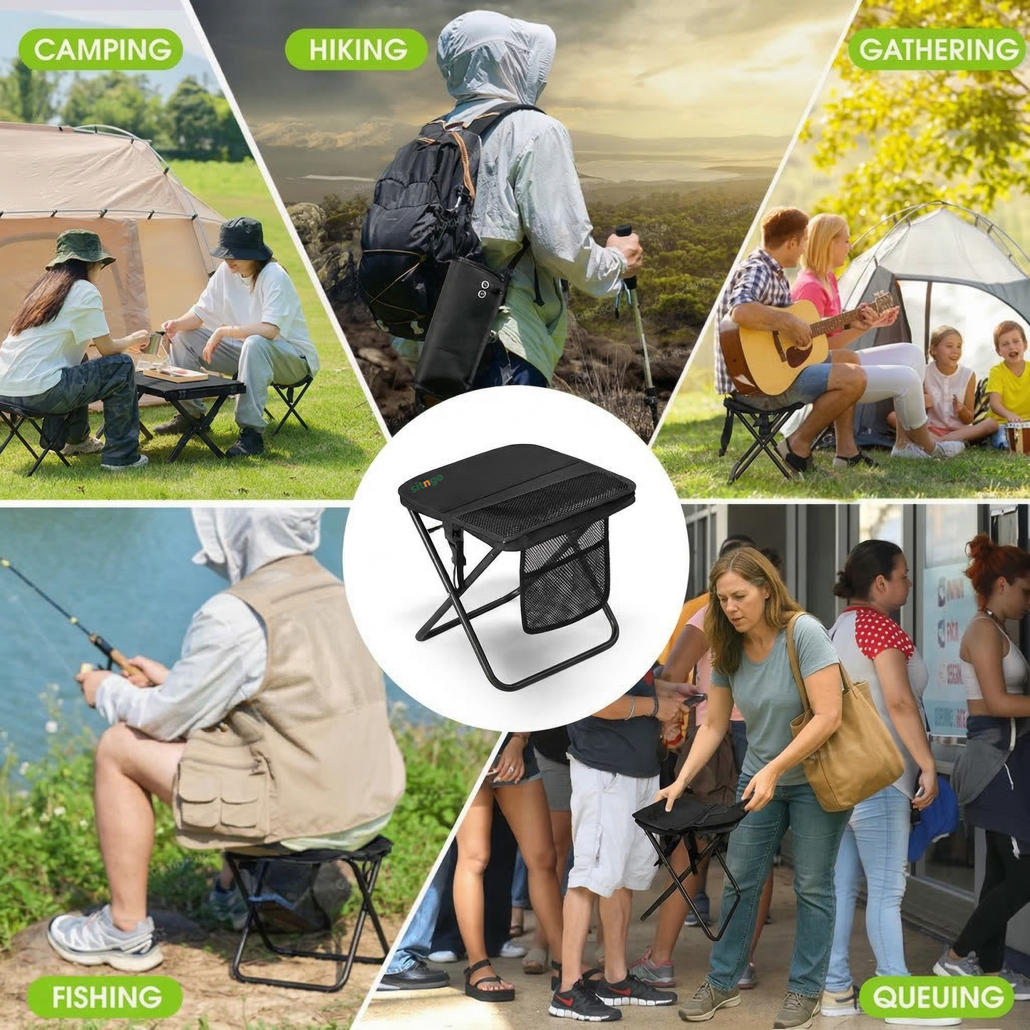 SitNGo™ Portable Folding Chair